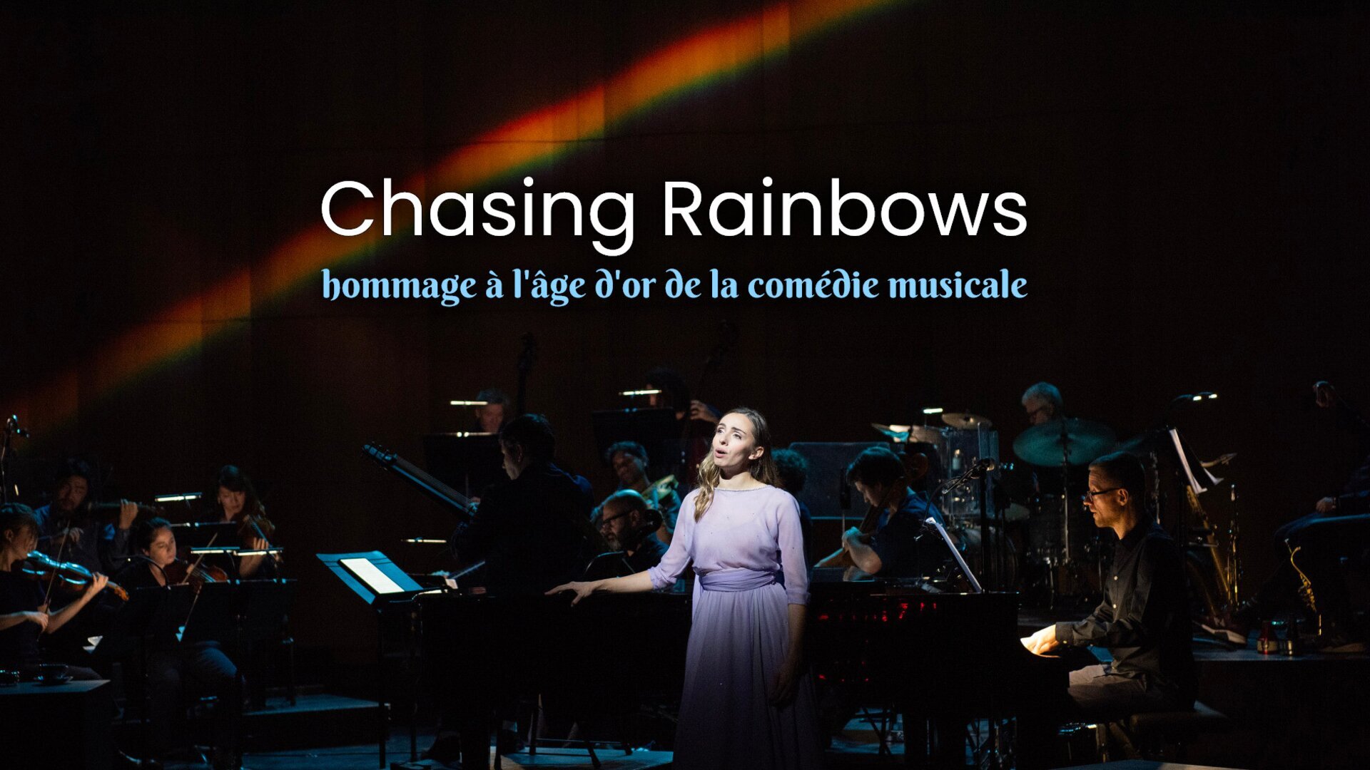 Vignette du programme télé Chasing Rainbows : hommage à l'âge d'or de la comédie musicale
