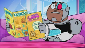 Vignette du programme télé Teen Titans Go ! (Le chrono dîner du trappeur temporel) S9 (6/44)