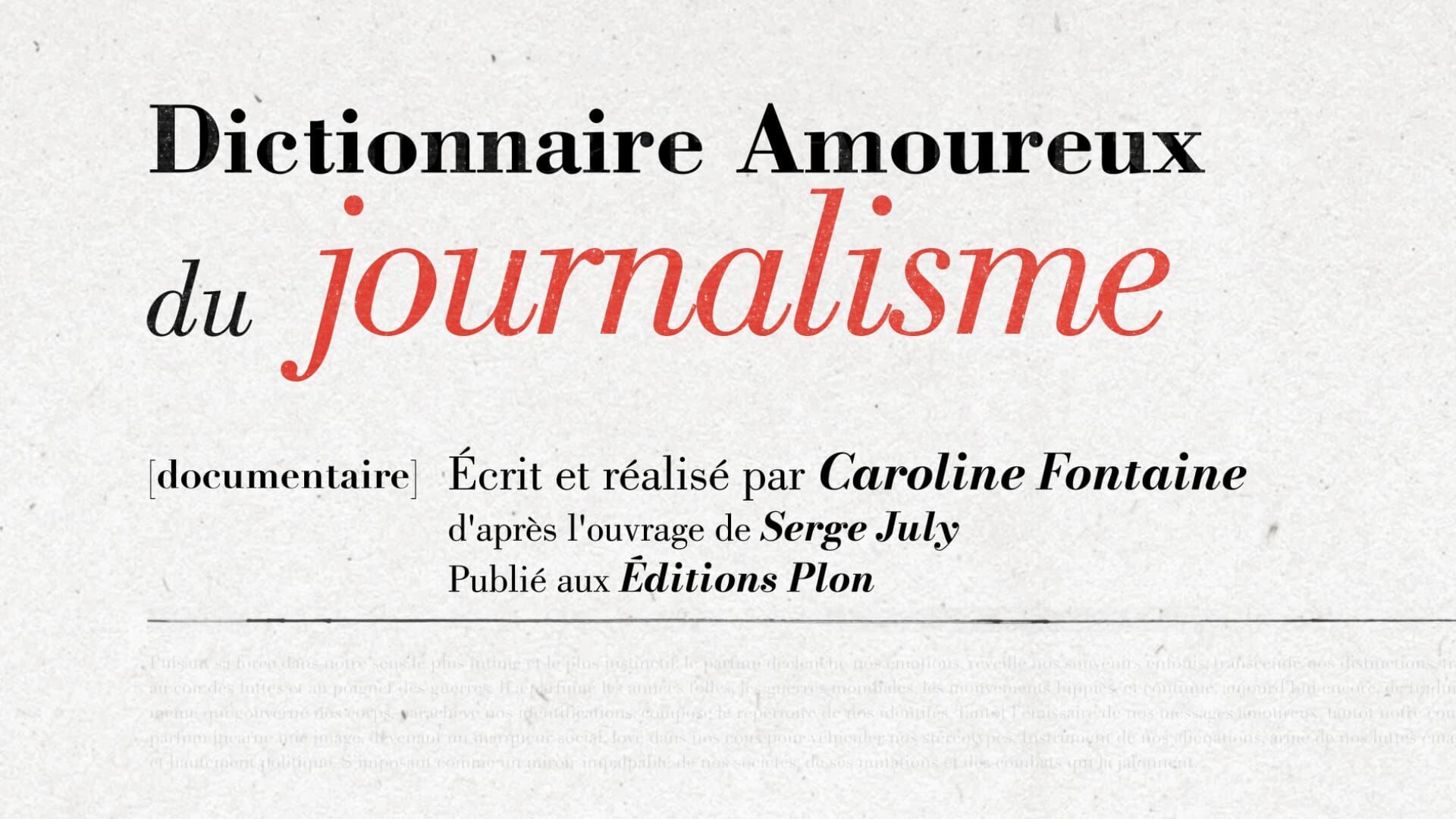 Vignette du programme télé Dictionnaire amoureux