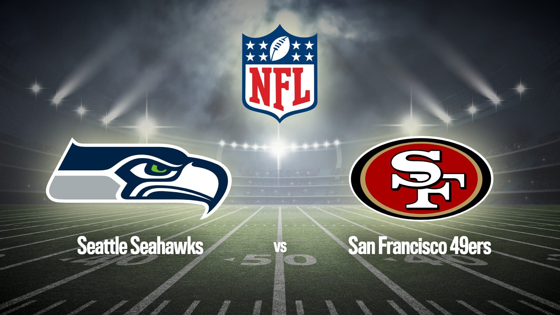 Vignette du programme télé Football américain : NFL | Seattle Seahawks / San Francisco 49ers