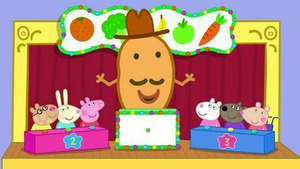Vignette du programme télé Peppa Pig (Le quiz fruits et légumes de Monsieur Patate) S6 (31/52)