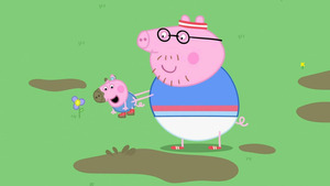 Vignette du programme télé Peppa Pig (Cours, papa, cours !) S9 (n°24)