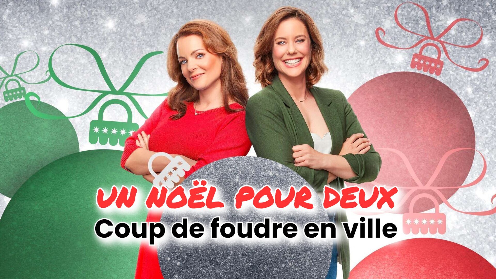 Vignette du programme télé Un Noël pour deux : coup de foudre en ville