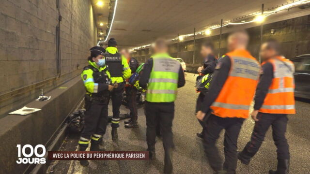 Vignette du programme télé 100 Jours avec la police du périphérique parisien