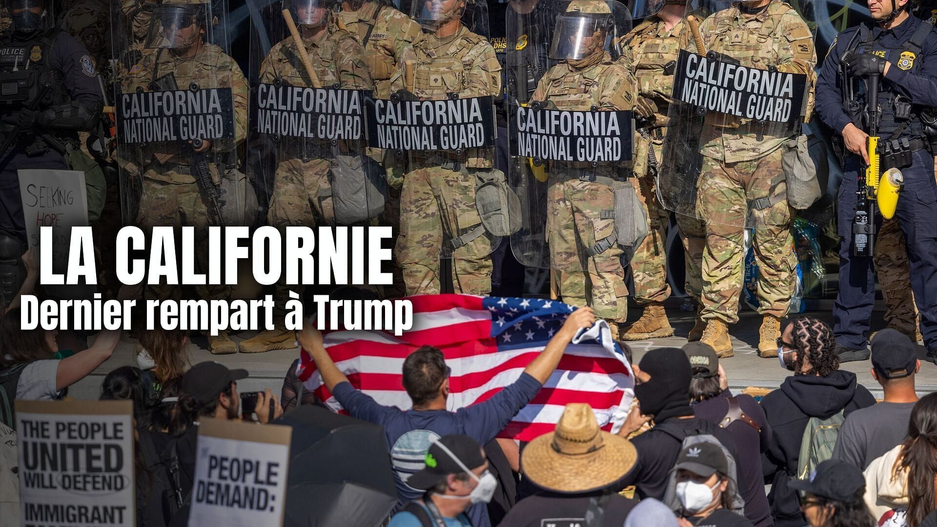 Vignette du programme télé Trump contre la Californie