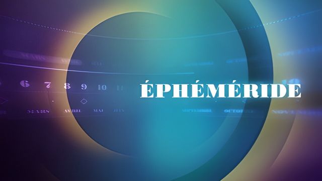 Vignette du programme télé L'éphéméride